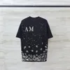 Män kort amar miri mens t shirt amari designer tshirts kläder enkelhet brev tryck t-shirt män amirl ärm sommar toppar amis t shirt manlig mode tshirt