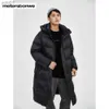 Parka da uomo in piumino Metersbonwe Piumino lungo con cappuccio da uomo Inverno Nuovo colore solido 80DuckDown Ultraleggero Abbigliamento caldo Sciolto Piumino dritto Outwear BrandL231115