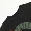 Designer-Modebekleidung für Herren, T-Shirt, repräsentiert amerikanische High Street, kurzärmlig, getragen, gewaschen, beschädigt, Python-Rock-Druck, lockeres Herren-Damen-T-Shirt