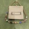 Designer di collana di perle di alta qualità per donna Nuova collana di moda Collana d'amore per donna Marca Simple Letters Diamond Lady -2