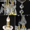 Chandeliers Large Foyer Modern Chandelier Stair Long Candle Crystal Fixture Staircase Lighting Stairs Hanging