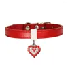 Collares para perros Accesorios para mascotas Collar Decoración Corazón lindo Colgante Suministros para gatos