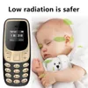 BM10 Mini Mobile Phone 2 Sim Card Bluetooth Oerphone Voice Changer Dialer Low Radiation الصوت تسجيل الهاتف المحمول الصغير