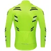 Cykelskjortor toppar polyester design snabb torr tröja män topp berg långärmad anpassad sublimering ridning cykel 231115