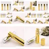 Packing Bottles Wholesale Brilliant Gold Sier 5Ml Refillable Portable Mini Per Bottle Traveler Aluminum Spray Atomizer Empty Parfum Dr Dh1X3