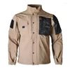 Giacche da caccia HAN WILD Tactical Hiking Soft Shell Coat Giacca in pile uniforme da uomo Abbigliamento casual militare Arrampicata 2023