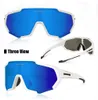 Outdoor-Brillen QUESHARK 13 Farben Frauen Männer Spiegel Radfahren Sonnenbrillen Gedruckt Sport MTB Fahrrad Brillen Reiten Rennrad Brille QE48 231114