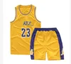 Hot Kids Clothing Sets Basketball Jerseys Youth Kids LeBron 23 24 25 30 Kids Jerseys Basketball Boys Basketball Jersey Children Uniforms Sleeveless Set A0011