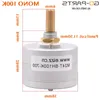 Freeshipping Mono 10K 25K 50K 100K 250K 24 Steps Volume Potentiometer LOG Stepped Attenuator Serial Type 6mm Brass Shaft Hifi DIY 1PC Eogha