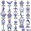 Charms 100Styles Mixed Pendant Charms Colorf Animal Heart Snake Cross Star Leaf Butterfly Design Fit For Diy Link Chains Bracelet Neck Dheg7