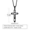 Pendant Necklaces Megin D Stainless Steel Titanium Cross Hip Hop Punk Collar Chains Necklace For Men Women Couple Boyfriends Gift Jewelry