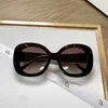 Lunettes de soleil Designer Version coréenne Trendy New 9091 Panda, Exposition de photos de rue pour femmes, Panneaux de correspondance de couleurs, Lunettes de protection solaire 820W