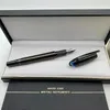 Blu Nero Promozione Inchiostro / Calligrafia Sfera di cristallo con penne a sfera per nessuna penna Stilografica Testa regalo di compleanno Roller Box Srbrt