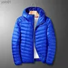 Parkas de plumón para hombre UETEEY 2023 Otoño Invierno chaqueta de plumón de pato blanco para hombre peso ligero cálido impermeable Casual al aire libre portátil Puffer CoatsL231115