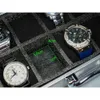 Horlogedozen Koffers 10 Girds Luxe Premium Kwaliteit Horlogedoos Aluminiumlegering Produc Patroon Opslag Klokdoos Collectie Display Geschenkdozen 231115