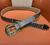 رعاة البقر بوي BB Belt Belt Beltband Mens Womens Belt with Big Bling Diamond Lillw.