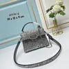 nova VSLING 3D Diamante Mini Bolsa de couro Forro de couro de ovelha vermelha Bolsa de mão tote maleta profissional bolsa crossbody Bolsa de designer Bolsa de ombro tino Valen