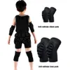 Elbow Knee Pads 1Pair Thick Sponge Knee Pads Elbow Sleeves Avoidance Sport Kneepad Football Volleyball Knee Brace Support for Kids Child Youth 231114