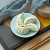 Chopsticks Funny Dumpling Shape Ceramic Holder Stand Creative Chopstick Rack Pillow Japanese Style Table Kök Köksverktyg