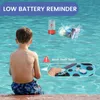 Electricrc bil Sinovan Amfibisk fjärrkontroll bilbåt 4WD Gest RC bil med LED -lampor Vattentät RC Stunt Car Pool Toys for Kids 231115