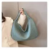 Trend High Grey Designer Evening Black Bags Fashion Luxury Woven Handbag Leather Quality Bag 2023 Blue Pink Brown Shoulder Tote for Women