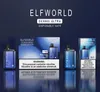 Original ELF WORLD DC5000 Puffs Elektronische Zigarette Vape Pen Einwegartikel ELFWORLD 13 ml mit 650 mAh wiederaufladbarer Batterie Typ C Mesh Coil 15 Geschmacksrichtungen verfügbar