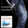 Spodnie narciarskie męskie jeansy narciarskie Windproof Waterproof Outdoor Sport ciepłe snowboardowe spodnie męskie dżins