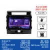 2 Din Video Android Autoradio für Toyota LC200 2007-2015 Multimedia Video Player Navigation GPS Carplay