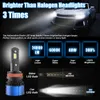 NYT T40 K4S K4C H7 H4 HB3 9005 H1 H11 6000K LED -billampor H8 HB4 9006 LED -strålkastare Fog Light Kit LED -lampor för Auto 12V 80W