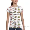 Camisetas femininas t-shirt mulheres de camisetas de tamanhas por toda a moda imprimida camisa de menina tamas camisetas de manga curta de verão tshirts
