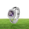 Ed Love Wedding Ring Elegant Luxury Designer Jewelry Rings Designers Fashion Purple Amethyst Zircon Hoop Classic for Women BA1787665