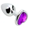 Anal Toys Stainless Steel Plug With Crystal Jewelry Smooth Touch Heart Butt Bead Anus Dilator Sex for Men Women 231114