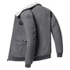 Men's Jackets Winter Fleece Jacket Men 2023 Warm Thick Corduroy Fur Collar Coat Male Casual Fashion Outdoor Windproof Outwear 231114