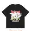 Tasarımcı Moda Giyim Erkekleri Tees Tshirt, Yaz Barış Güvercin Çiçek Mektubu Baskı Yuvarlak Boyun Gevşek Sokak BR Erkek Kadınlar Kısa Kollu T-Shirt