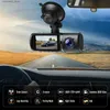 CAR DVRS 1080P DASH CAM 3 CAMERA FÖR CAR DVR NIGHTVISION FRONT OCH BAKSA DVRS DASHCAM 24H PARKERING MONITOR KAMERA SAMOCHODOWA REJESTRATOR Q231115