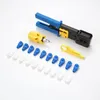 Freeshipping 376Z Cable Clamp Kit Perforated Crystal Head Crimping -tång 6p8p genom hålkabelklämmor Multifunktion EZ Network -tång HSEX