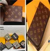 2023 Mode Blumen Designer Reißverschluss Brieftaschen Luxurys Männer Frauen Ledertaschen Hohe Qualität Klassische Buchstaben Münze Geldbörse Original Box Plaid Kartenhalter Gepäckhalter