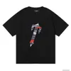 Vêtements de mode de créateurs T-shirts de luxe pour hommes T-shirts occasionnels Marque Trapstar London Lettre de camouflage rouge Impression de haute qualité Coton Double fil T-shirt à manches courtes M