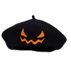 BERETS 066Fレトロファッションパンプキンベレーハットカジュアルクラシック画家アーティストハロウィーンホリデーパーティーのための屋外レジャー