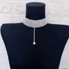 Choker Fashion All Allestone Collese Luxury Crystal капля подвеска сексуальная женская цепочка для женской цепь Jewelr