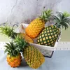 Decorazione per feste Alta imitazione Artificiale Frutta finta Ananas artificiale Plastica simulata