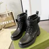 Botas de diseñador Paris Marca de lujo Bota Botines de cuero genuino Mujer Bota corta Zapatillas Zapatillas Zapatillas Sandalias en 1978 S494 05