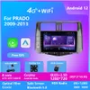 Android Car Video Player Head Unit 10 Zoll für TOYOTA PRADO 2009-2013 GPS-Navigation Octa Core 8G 128G Doppel-Din DSP