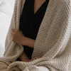 Nordic sandstorm hair blanket, office nap blanket, air conditioning blanket, cover blanket, shawl, wool knitting blanket, bed end towel