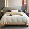 مجموعات الفراش الفاخرة Jacquard Velvet Bed Bed Linen Winter Stet Microfiber Cover Cover Cover Cover Full With Pillowcase