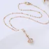 Pendant Necklaces Luxury Crystal Stone Crown Pandent Necklace For Women Elegant Hollow Out Geometry Choker Female Wedding Jewelry W-1