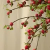 Dekorativa blommor Bröllopsdekoration Simulerad fruktgren Hemtillbehör Plast 72 cm Multicolor Högkvalitativ DIY Floral Buketter