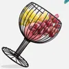 プレートキッチンフルーツボウルワインカップメタルバスケットボウルのようなホームリビングルームストレージ用の幾何学的な工芸品花瓶