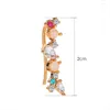 Backs Earrings No Pierced Colorful Crystal For Women Simple Earcuff Wrap Clip Fake Cartilage Ear Bone Brincos Jewelry