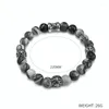 Strand Fashion Bracelet en pierre naturelle Titanium Steel Men's Beaded Retro Chinese Style